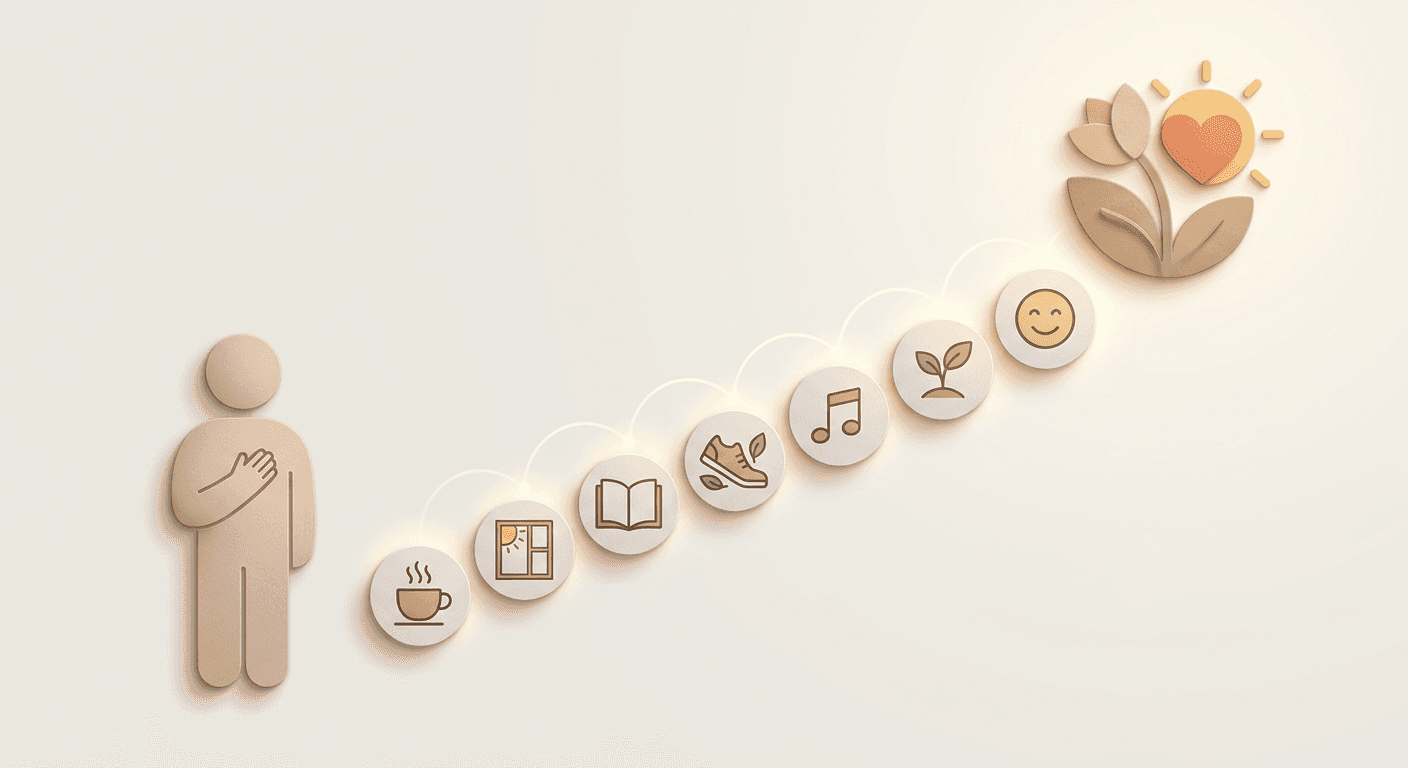 Alltägliche Freuden erkennen und Wohlbefinden stärken